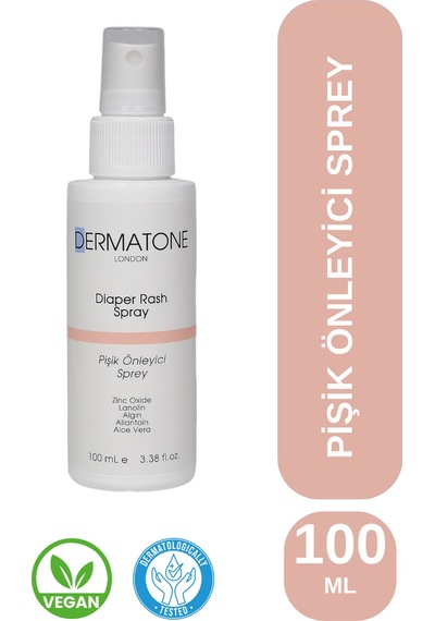 Dermatone Diaper Rash Spray Pişik Önleyici Sprey B5 Vitamini Ve Hindistan Cevizi Yağ Içeren