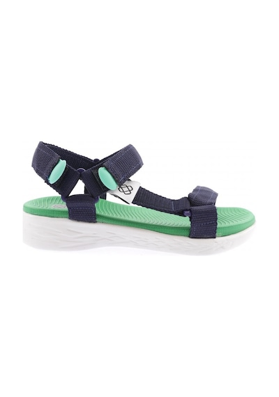 Dgn 103-23y Kadin Bantli Cirtli Sandalet 103-2265-R1071 Lacivert - Yeşil