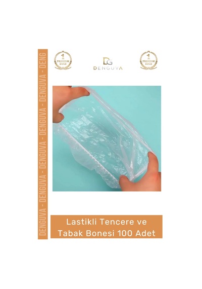 Tabakbonesi Lastikli Tencere Kapak Gıda Saklama Hijyenik Pratik Ekonomik Tabak Bonesi 100 Adet 20cm Çok Renkli