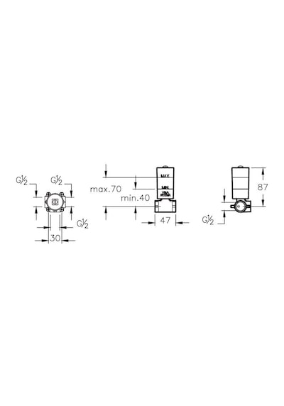 Artema A41455 Ankastre Stop Valf Mix Sıva Altı Grubu Krom