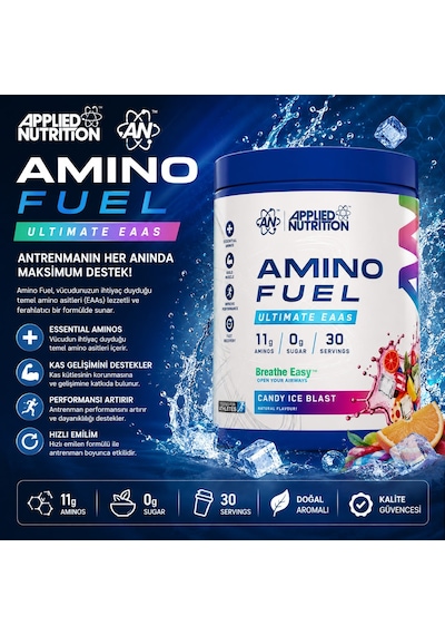 Applied Nutrition Amino Fuel Ultimate Eaa Workout Recovery 390 Gr - Candy İce Blast