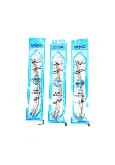 3 Adet Taze Doğal Diş Fırçası Misvak Vakumlu Paket 15 Cm Orta Boy
