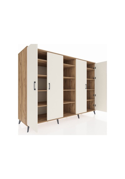 Kronos Dolap 12 Raflı 4 Kapaklı 220x59x163 Çam-aytaşı/çam Çam-aytaşı/çam Kronos Dolap 12 Raflı 4 Kapaklı 220x59x163 Çam-aytaşı/çam Çam-aytaşı/çam