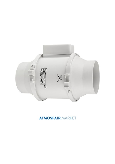 180 M3/H - 100 'Lük Susturuculu Kanal Fanı - Td 160/100 N Silent