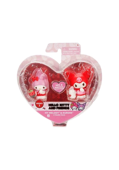 Hello Kitty Kalpten Kalbe S2 2 Li Figür Seti Hkt02000 - My Melody Ve Kuromi