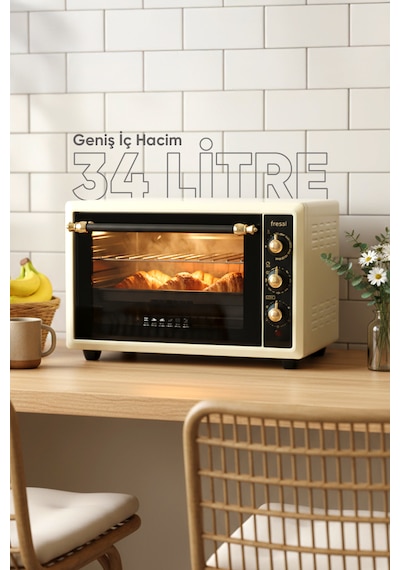 Fressi FR-MF01 34 L Turbo Midi Fırın