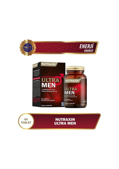 Green Power Ultra Men L-arginine 60 Tablet Takviye Edici Gıda 3 Paketi