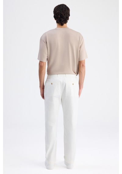 D's Damat Ds Damat Relaxed Fit Pilesiz Ekru Gabardin Chino Pantolon 6hcc3ı303777m Çok Renkli