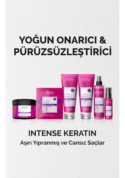 Urban Care Intense Keratin Aşırı Yıpranmış Saçlara Özel Yoğun Saç Bakım Maskesi 230 ML