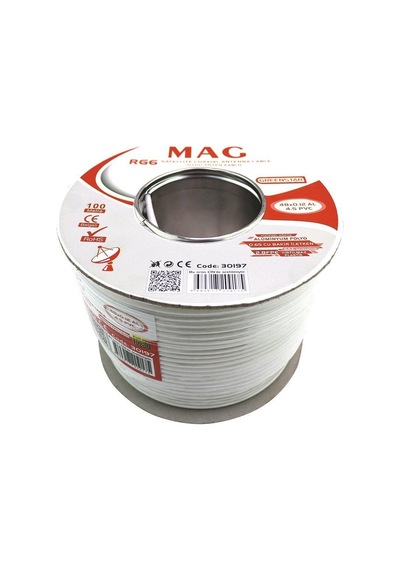 Mag Rg59 Fa Mini Ince Anten Kablosu 100Metre