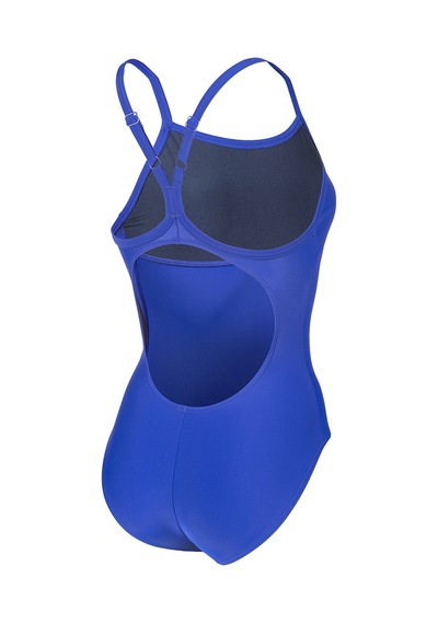 Arena Solid Swimsuit Lightdrop Back Kadın Mavi Yüzücü Mayo 005909803