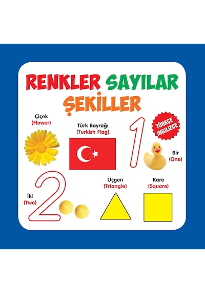 Renkler - Sayılar - Şekiller Türkçe-ingilizce - Dppq-815375
