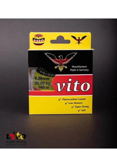 Vito Süper Strong Monoflament Şeffaf Misina 160 Metre 0,38mm - Standart