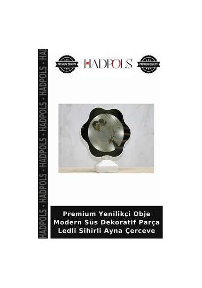 Premium Yenilikçi Obje Modern Süs Dekoratif Parça Ledli Sihirli Ayna Çerceve Diğer