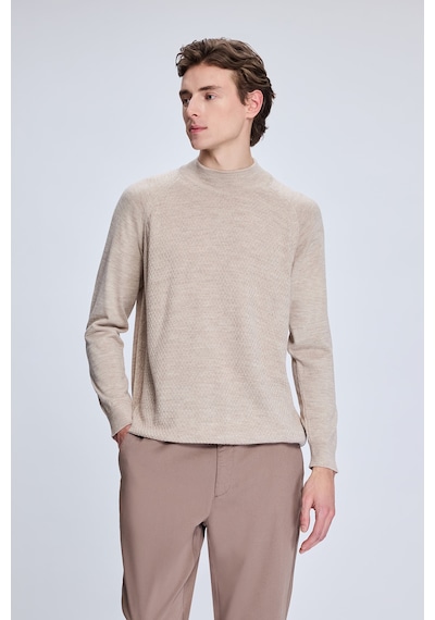 Hatemoğlu Vizon Regular Fit Jakarlı Yarım Balıkçı Yaka Yünlü Kazak 34221024a002 Vz 1964020 Vizon Hatemoğlu Vizon Regular Fit Jakarlı Yarım Balıkçı Yaka Yünlü Kazak 34221024a002 Vz 1964020 Vizon