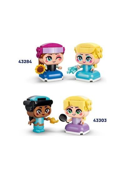 LEGO® ǀ Disney Princess Şato ile Mini Belle ve Tiana 43291 – 5 Yaş ve Üzeri için Aksesuarlar İçeren Oyuncak Yapım Seti (358 Parça)