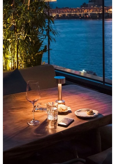 Hl-007g Dekoratif Metal Gold Kablosuz Masa Gece Lambası Dekoratif Led Gold