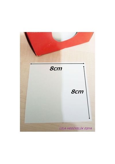 1 Adet X 500 Yaprak Küp Not Kağıdı 8x8 Cm / Not Kağıdı / Küp Blok Not / 1x500 Yaprak Not Kağıdı
