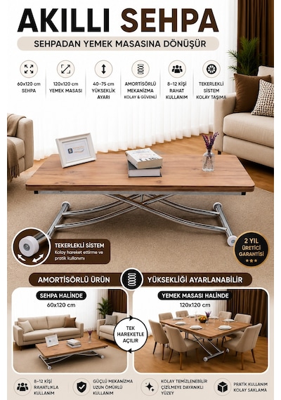 Juppo Üst Tabla Mdf Efesçam Oval Köşe Alt Krom İçe K