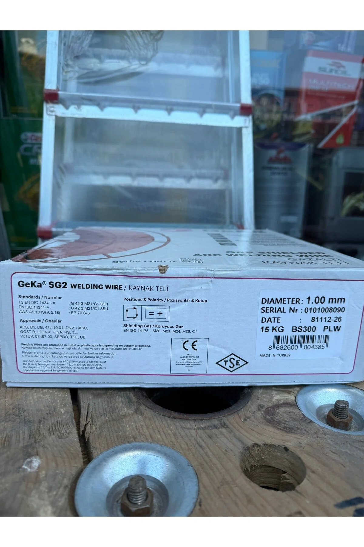 Gazaltı Kaynak Teli 1.00 Mm 15 Kg Bs300 Mıg/mag Kaynak Teli