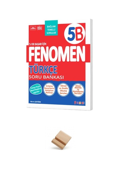 Fenomen 5. Sınıf Maarif 5b Türkçe Soru Bankası + Telefon Standı