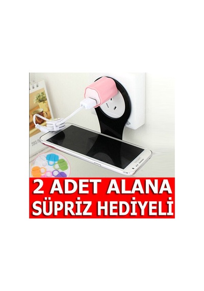Telefon Tutucu Priz Şarj Askısı Cep Telefonu Tutacak Stand Askı