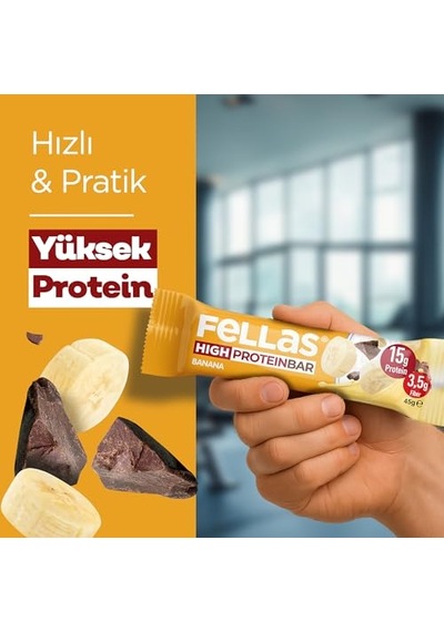 Muzlu Yüksek Protein Bar 45 G X 12 Adet