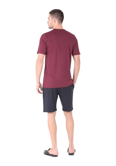 Kocabey 4'lü Pijama Takımı Bordo