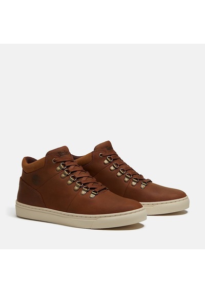 Timberland Lisbon Hill Mid Lace Up Erkek Sneakers-34019 Kahverengi