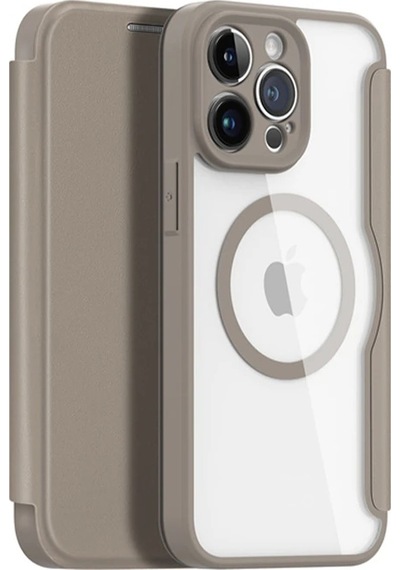 Dux Ducis Apple     Uyumlu iPhone 14 Pro 6.1 Kılıf Skin X Pro Series Magsafe Kapaklı Kılıf Folio Case- 5775