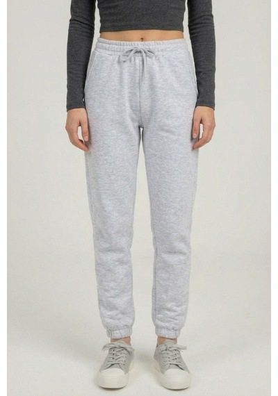 Defys Kadın Lastikli Paça Cepli Regular Fit Jogger Eşofman Altı Gri Melanj - 503972692 GRİ MELANJ Defys Kadın Lastikli Paça Cepli Regular Fit Jogger Eşofman Altı Gri Melanj - 503972692 GRİ MELANJ