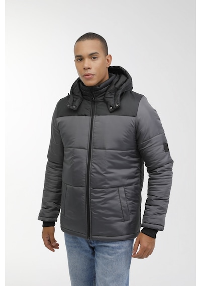 Kinetix Ml Arny-C Coat 3Pr Gri Erkek Kısa Kaban 000000000101398215 Gri - Siyah