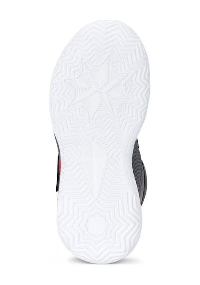 Slazenger Knıght I Unisex Çocuk Cırt Cırtlı Gri / Kırmızı Günlük Spor Ayakkabısı