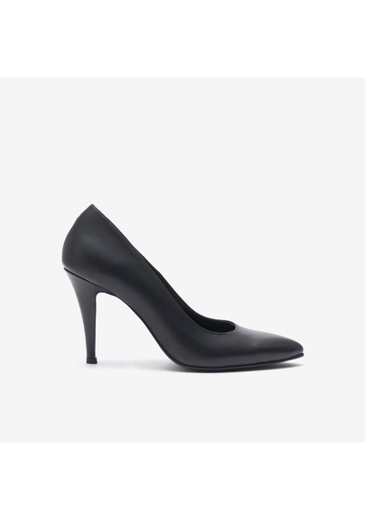 101 Siyah Deri Topuklu / Stiletto Kadın Tu-2400-s Giuseppe Mengoni