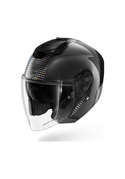 Shark Dqu Rs Jet Carbon Ikonık Açık Kask