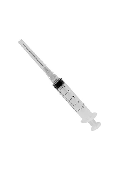 5 Ml Siyah Iğneli 225 Adet - Kutu Enjektör Steril 5 Cc Şırınga 32mm 22g