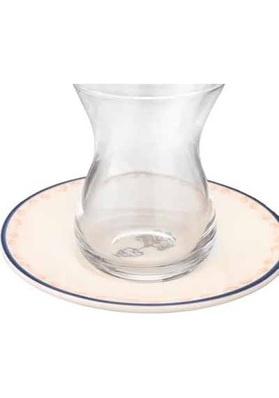 Vaso Piccolo 12 Parça 6 Kişilik Çay Takımı Açık Gri