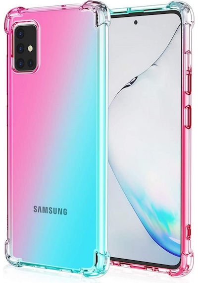 Samsung Uyumlu Galaxy A31 Şeffaf Airbag Köşe Korumalı Antishock Silikon Kapak