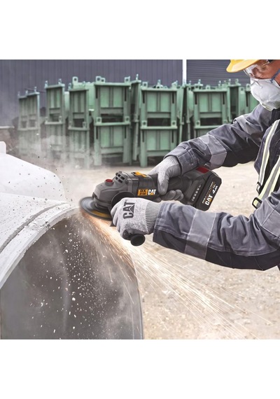 Cat Dx3130 18volt/4.0ah 125mm Tek Akülü Kömürsüz Profesyonel Avuç Taşlama