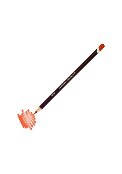 Derwent Coloursoft Pencil Yumuşak Kuruboya Kalemi C080 Bright Orange