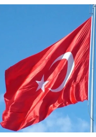 Parlak Ve Canlı Kumaş, 200x300 Ebatlarında Türk Bayrağı 1000 x 1500 CM