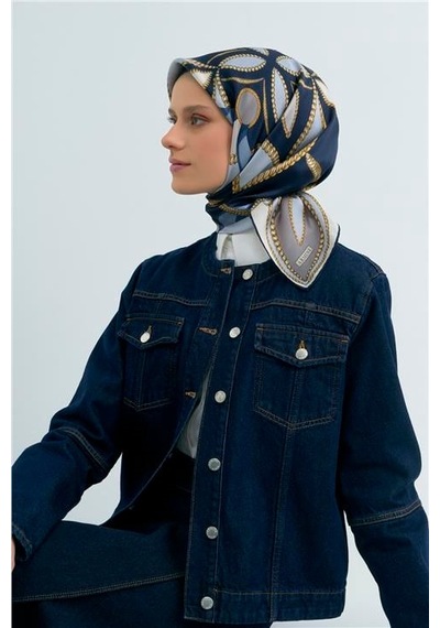Armine Saf İpek Twill Eşarp 9531d 02 Yanık Bordo