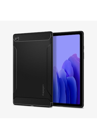 Spigen Galaxy Tab A7 İle Uyumlu Kılıf Rugged Armor Black