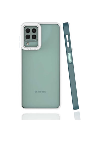 Zore Galaxy M32 Kılıf Nvth Mima Kapak - Koyu Yeşil