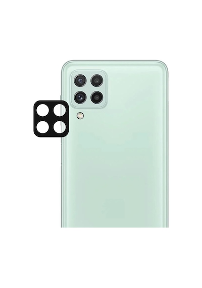 Samsung Uyumlu Galaxy A22 Kamera Lens Koruyucu 3D Cam