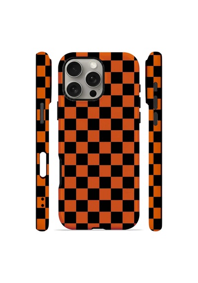 Velvoria Valestra Orange Checkerboard Apple Apple iPhone Uyumlu 16 Pro Max Magsafe Koruma Kılıfı Valestra Magline - Orange Checkerboard Velvoria Valestra Orange Checkerboard Apple Apple iPhone Uyumlu 16 Pro Max Magsafe Koruma Kılıfı Valestra Magline - Orange Checkerboard