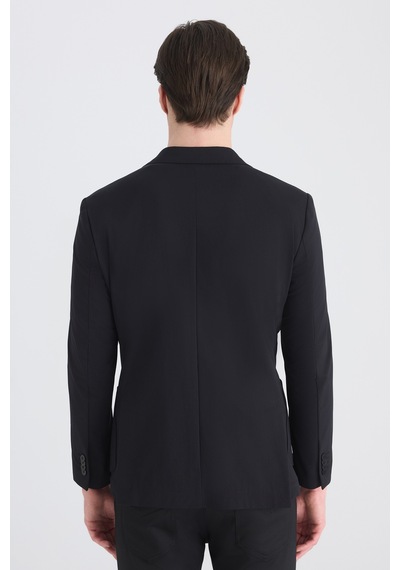 D's Damat Ds Damat Slim Fit Siyah Düz Kumaş Ceket 5hc04st14436m Çok Renkli