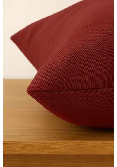Luna Serisi Kadife Dokulu Kırlent Kılıfı 45 X 45 Cm - Bordo