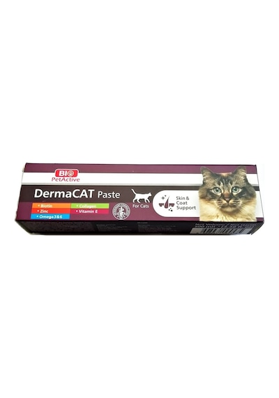 Bio Petactive Dermacat Parlak Tüy ve Deri Için Kedi Vitamini Paste 100 ML