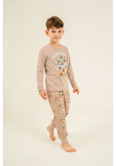 Rolypoly Erkek Çocuk The Best One Sarı Uzun Kol Pijama Takım Rp3874-c-v1 Rp3874-c-v1